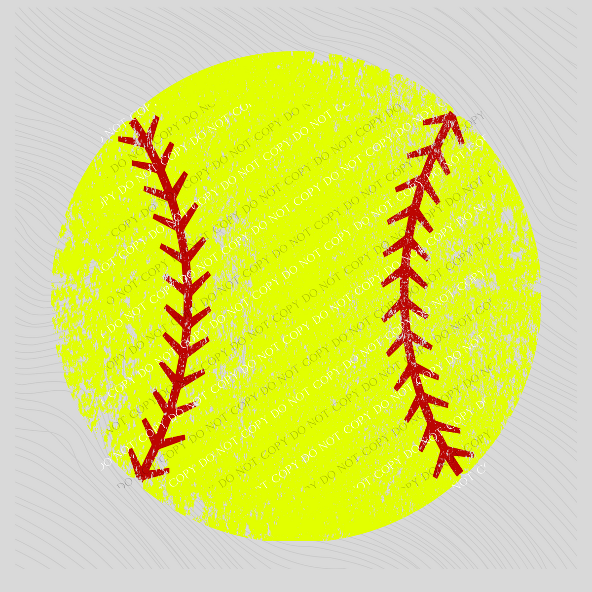 Softball Varsity Distressed Bundle Word & Ball Included in White Digital Design, PNG