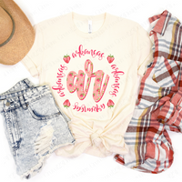 AR Arkansas Strawberries and Gingham