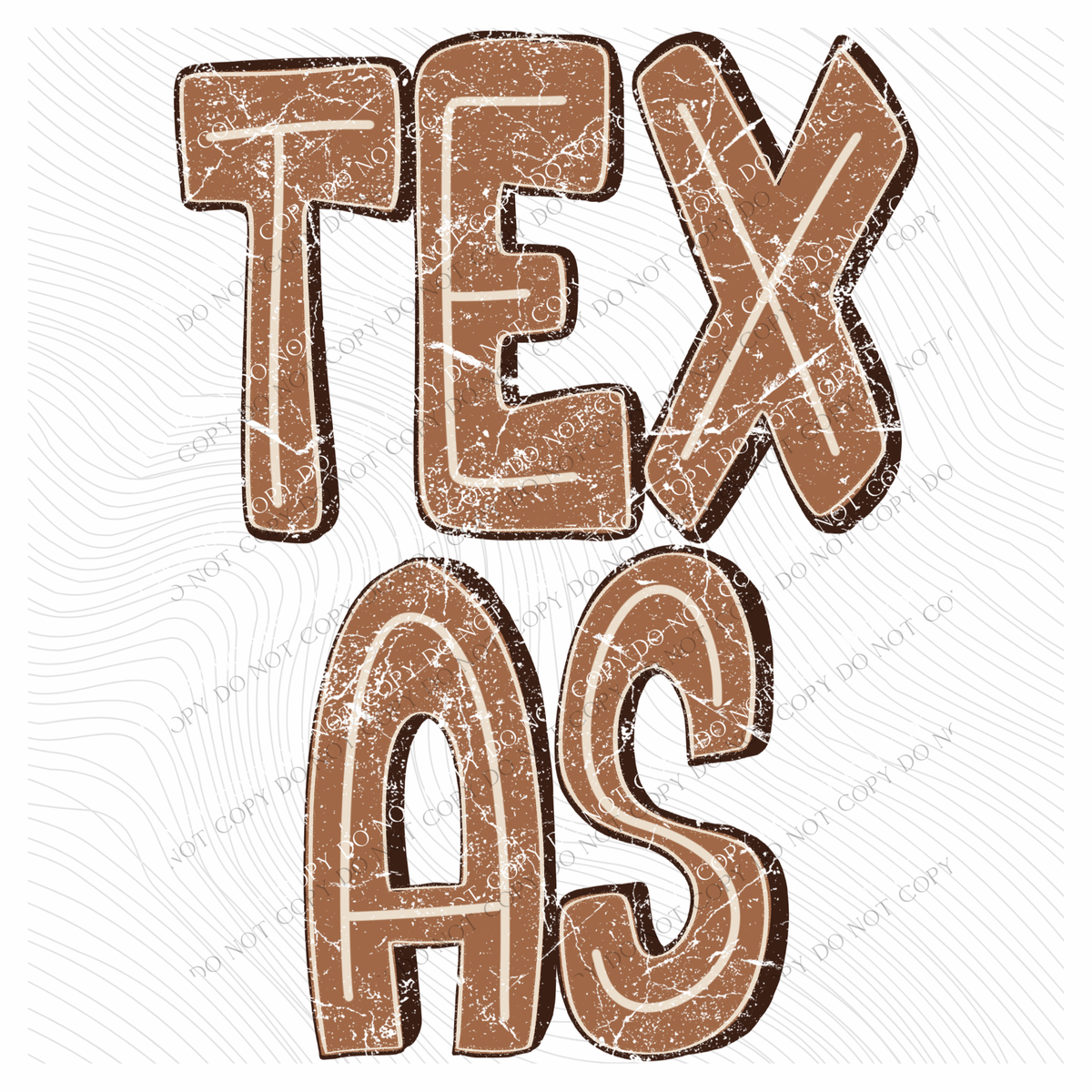 Brown Distressed Shadow States Digital Design, PNG