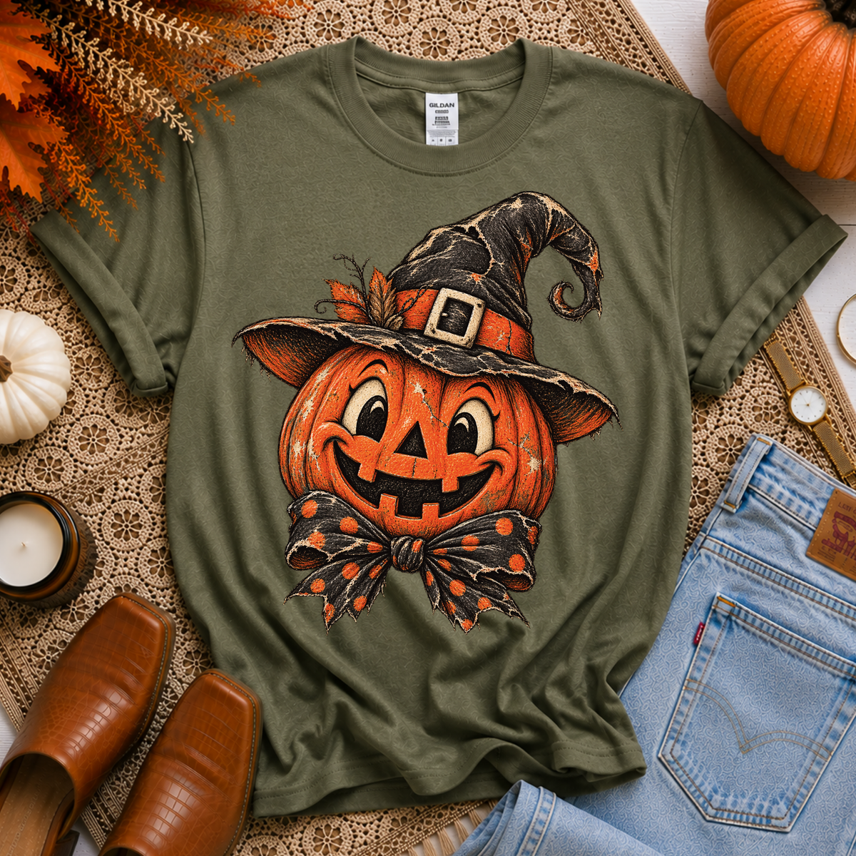 Cute Jack O Lantern Vintage Sketch Digital Design, PNG