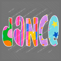 Dance Color Pop Doodle Digital Design, PNG