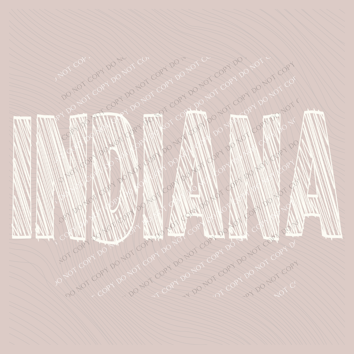 Indiana Scribble in Cream White Digital Design, PNG