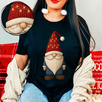 Gnome PJ Santa Knitted Digital Download, PNG