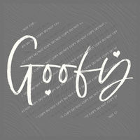 Goofy Sketched Script Hearts in Off-white Digital Design, PNG