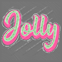 Jolly Retro Shadow Doodle Digital Design, PNG