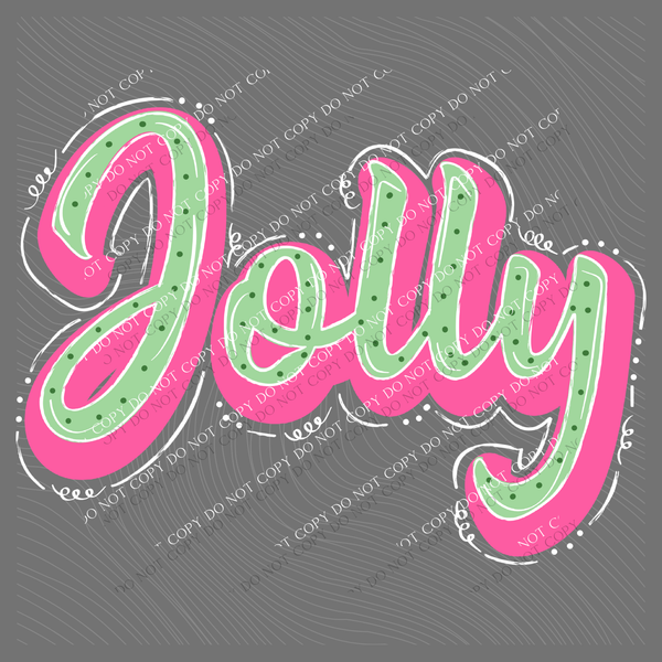 Jolly Retro Shadow Doodle Digital Design, PNG