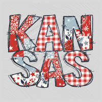 Kansas Doodle Patch & Glitter Digital Design, PNG