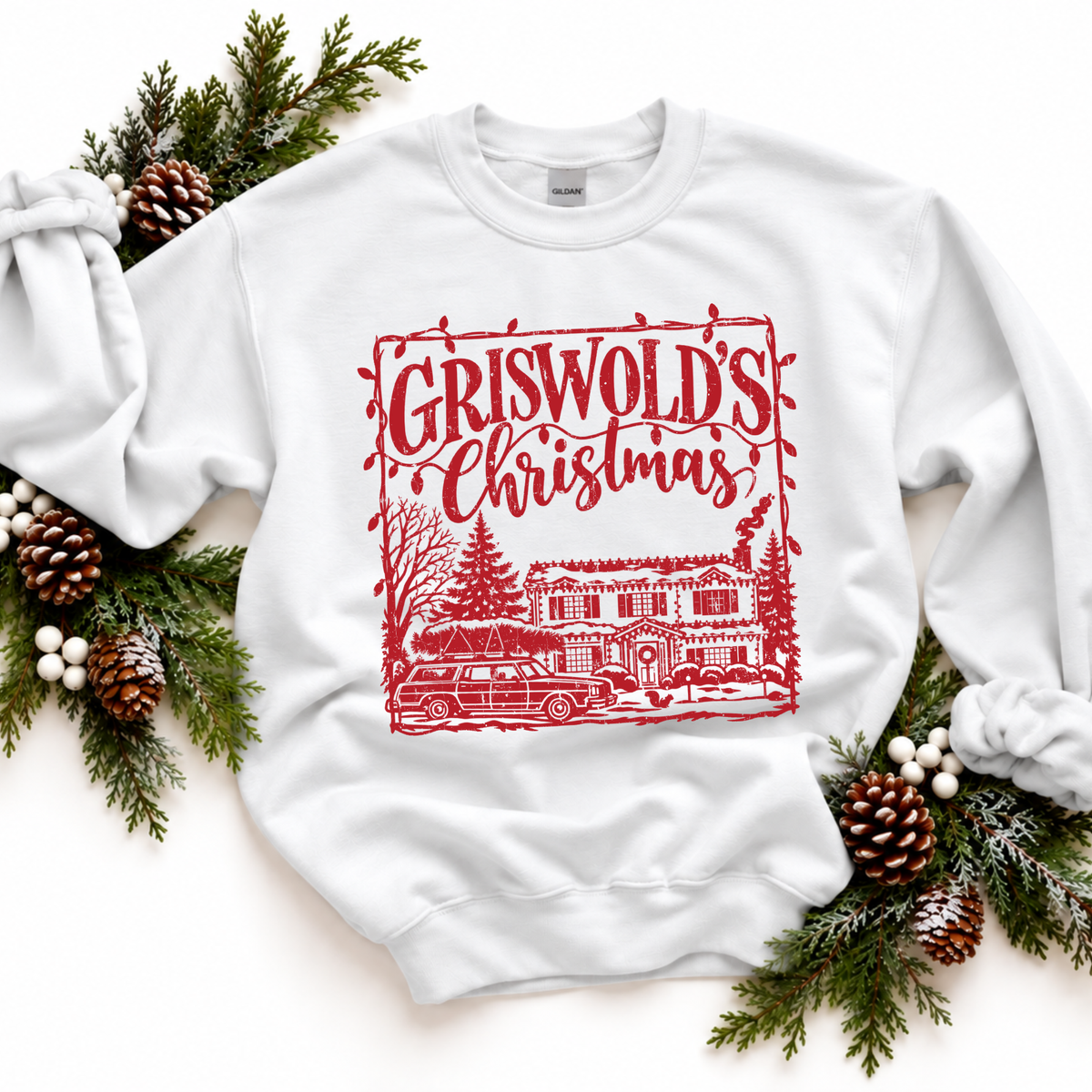 Griswold’s Christmas Silhouette Digital Design, PNG