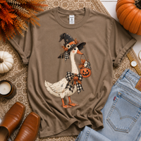 Halloween Goose Vintage Sketch Digital Design, PNG