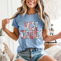 West Virginia Doodle Patch & Glitter Digital Design, PNG