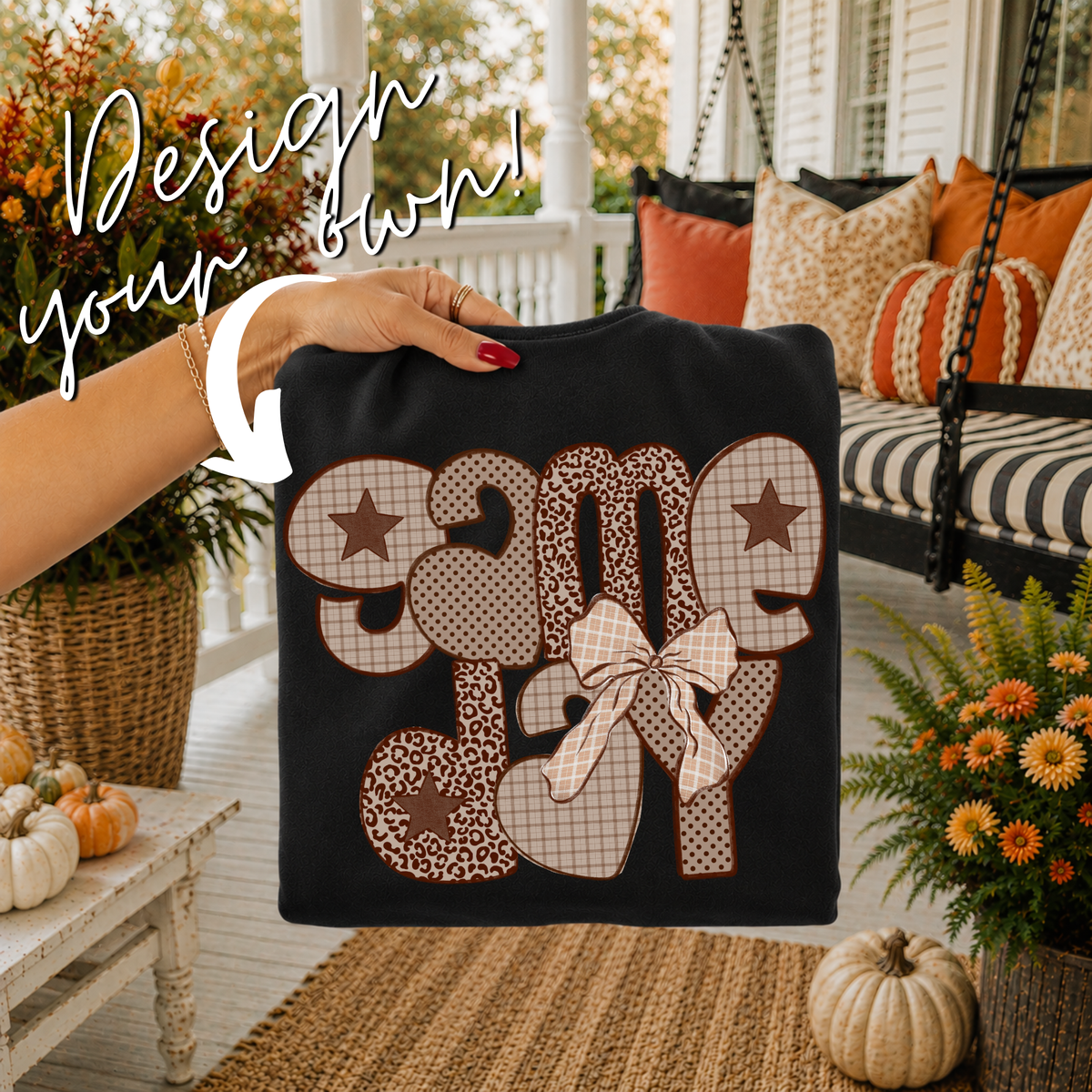 Plaid, Leopard & Dots Doodle Alphabet Set, Includes Fall Clipart! | PNG Alphabet Letters Only
