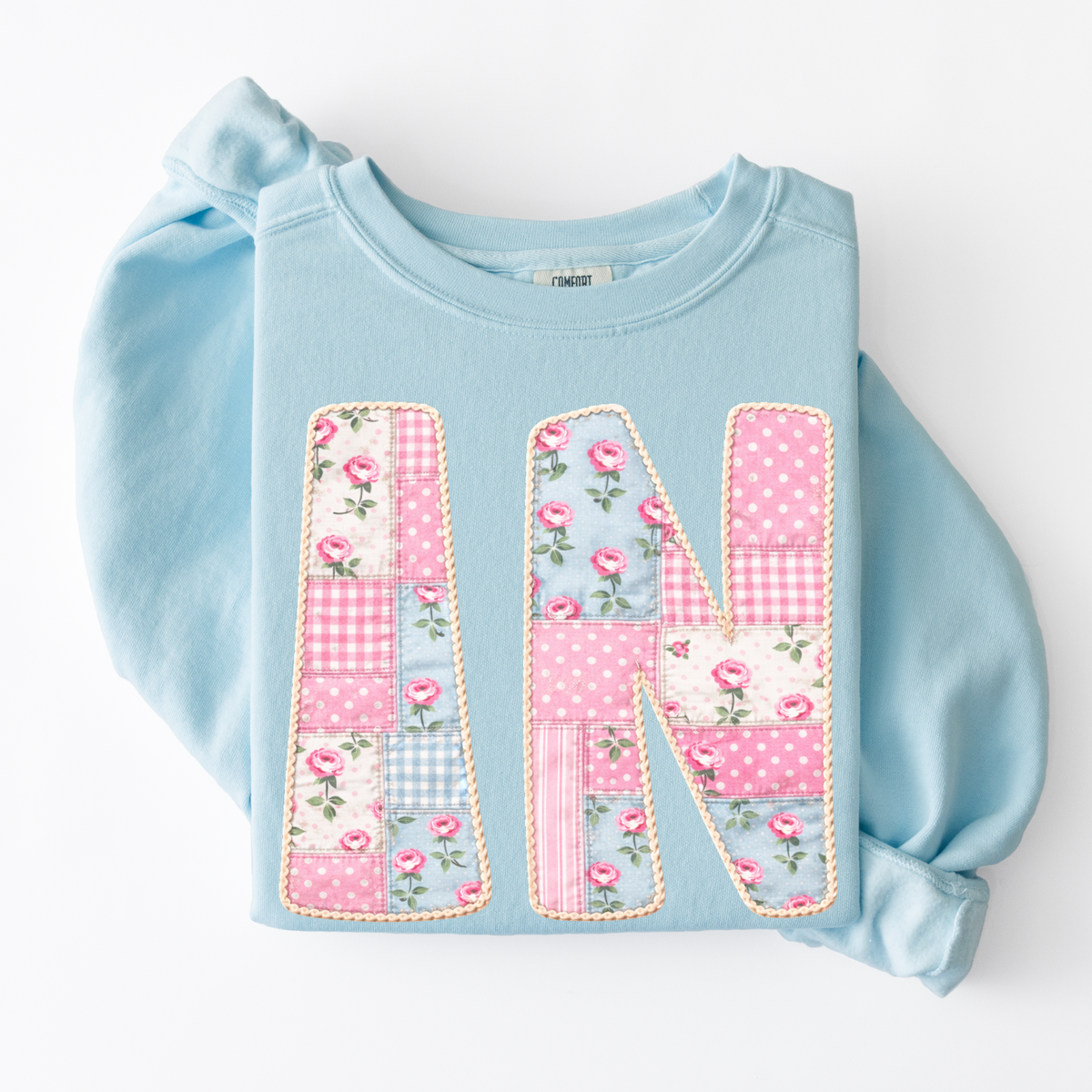 IN Indiana Quilted Dainty Floral Digital Design, PNG