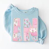 IN Indiana Quilted Dainty Floral Digital Design, PNG