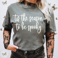 Tis the Season to be Spooky Script in Cream Digital Download, PNG