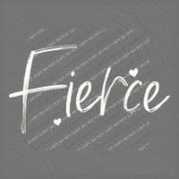 Fierce Sketched Script Hearts in Off-white Digital Design, PNG