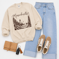 States Nature Scenery Silhouette (includes both brown & cream with purchase) Digital Design, PNG