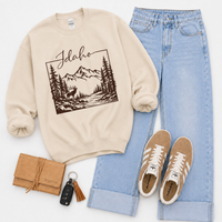 States Nature Scenery Silhouette (includes both brown & cream with purchase) Digital Design, PNG