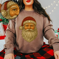 Santa Rhinestone 3D Digital Download, PNG