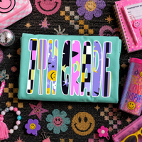 7th Grade Happy Days Doodle Back to School Digital Design, PNG