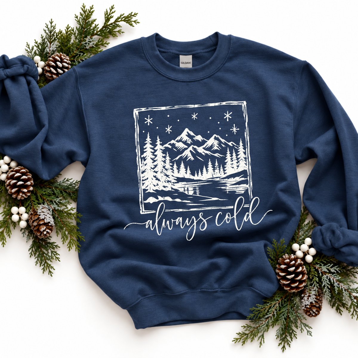 Always Cold Silhouette Digital Design, PNG