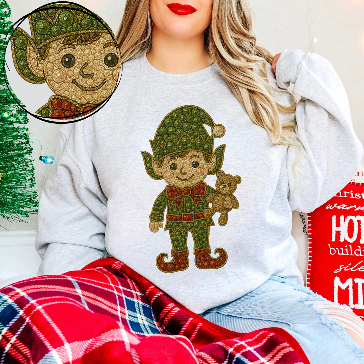 Elf Rhinestone 3D Digital Download, PNG