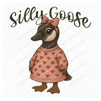 Silly Goose Sweater Dress Canadian Goose Digital Download, PNG