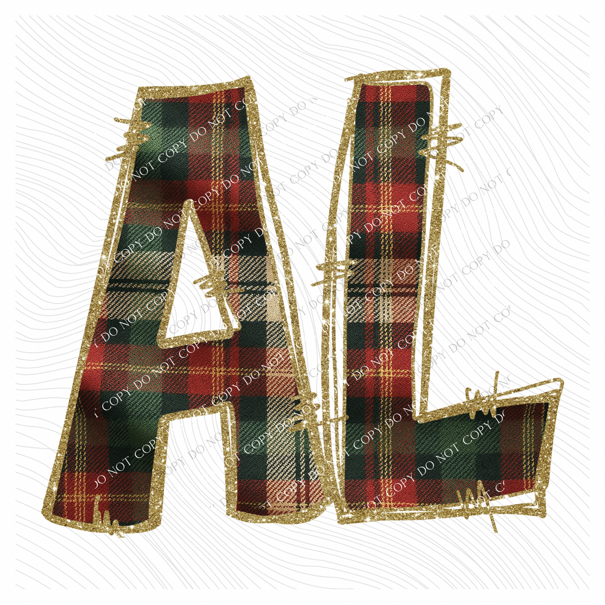 Alabama Glitter & Plaid Digital Download, PNG
