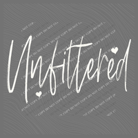 Unfiltered Sketched Script Hearts in Off-white Digital Design, PNG