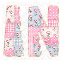 IN Indiana Quilted Dainty Floral Digital Design, PNG