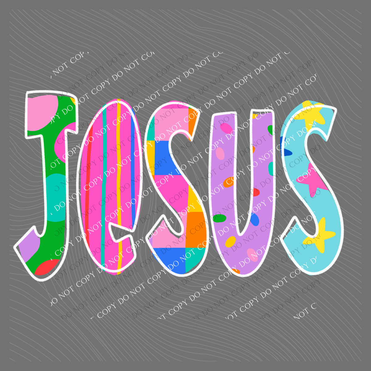 Jesus Color Pop Doodle Digital Design, PNG