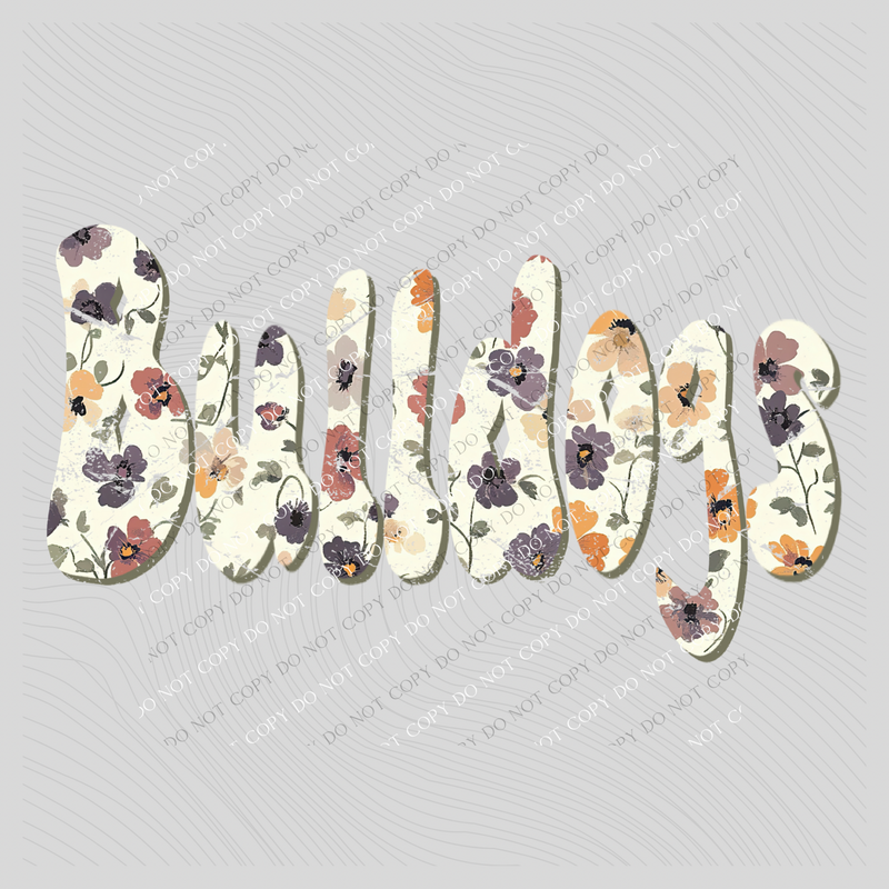 Eagles Floral Retro Shadow Distressed Digital Design, PNG
