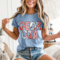 Georgia Doodle Patch & Glitter Digital Design, PNG