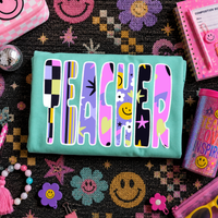 Teacher Happy Days Doodle Back to School Digital Design, PNG