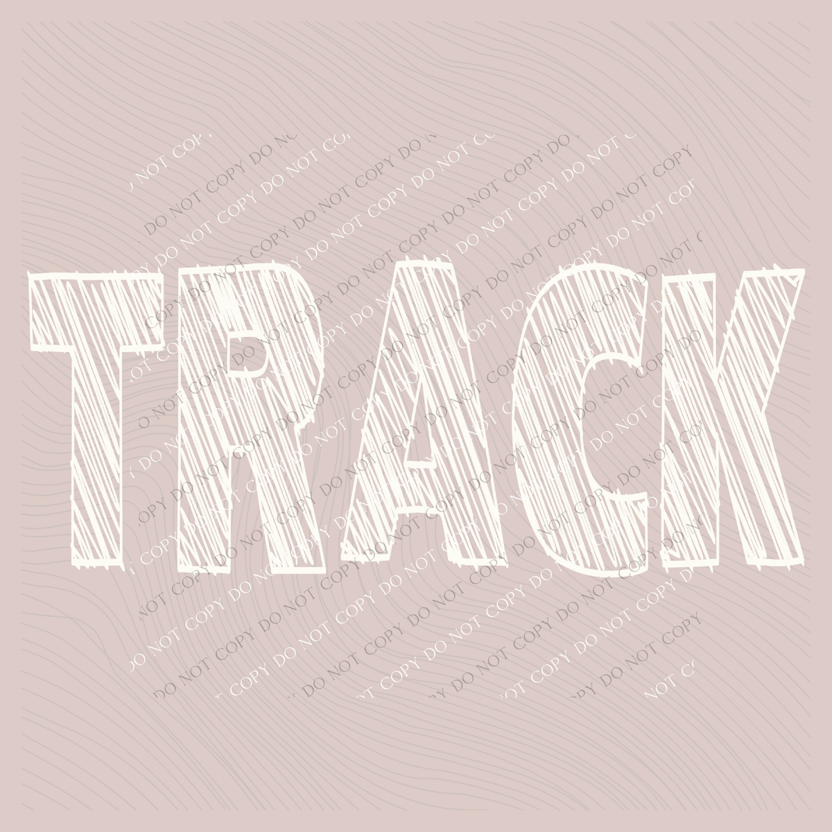 Track Scribble in Cream White Digital Design, PNG