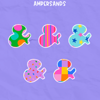 Color Pop Doodle Alphabet Set | PNG Alphabet Letters Only