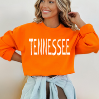 Tennessee Rough in White Digital Design, PNG