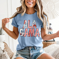 Alabama Doodle Patch & Glitter Digital Design, PNG