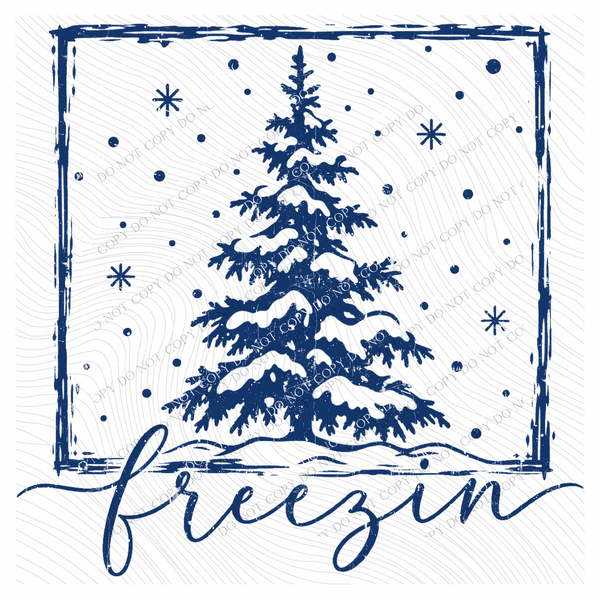 Freezin Silhouette Digital Design, PNG