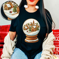 Snow Globe Knitted Digital Download, PNG