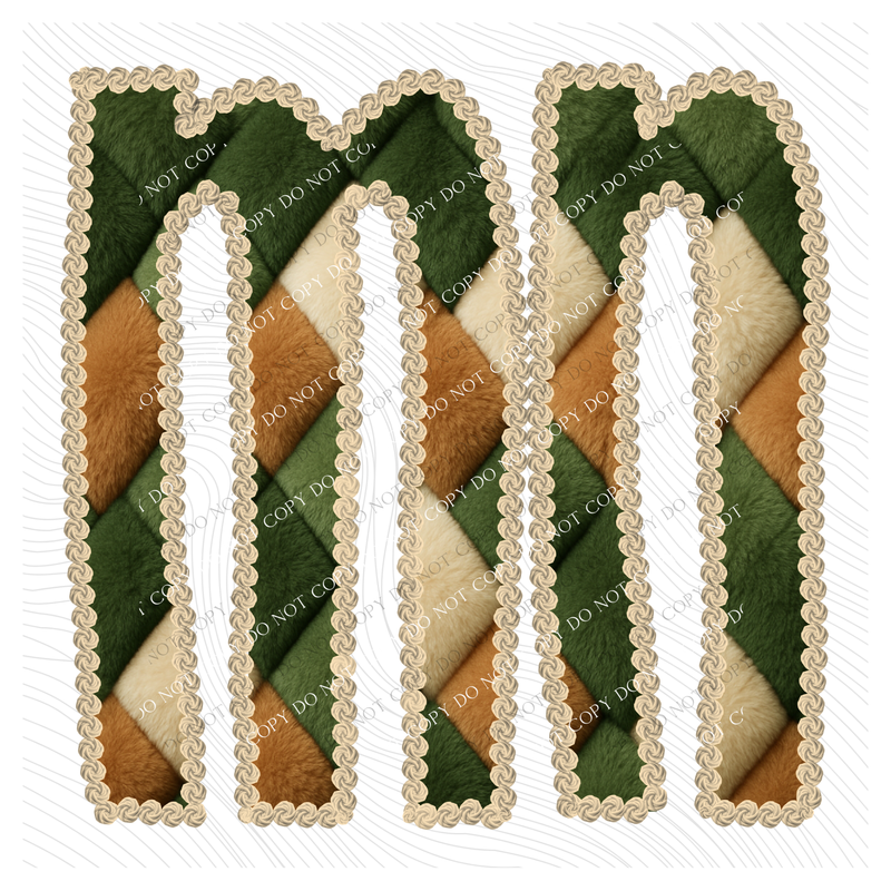 MN Minnesota Stitched Argyle Fur Digital Download, PNG