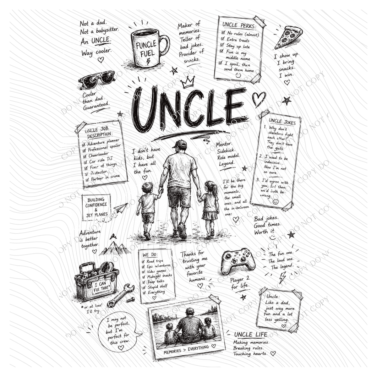All about Uncle Sketch Digital Design, PNG
