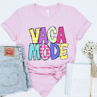 Vaca Mode Doodle Gingham, Dots & Glitter in Multi Colors Digital Design, PNG