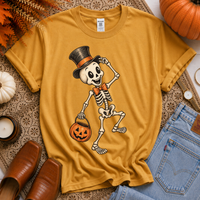 Halloween Skeleton Vintage Sketch Digital Design, PNG