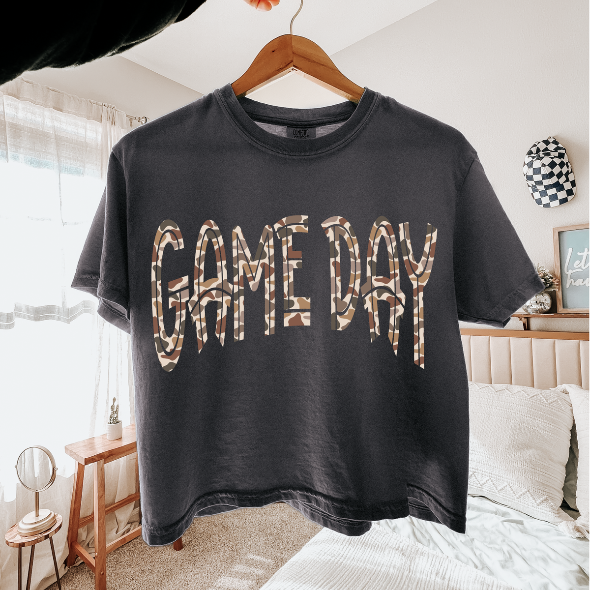Game Day Camo Lines Curved Digital Design, PNG