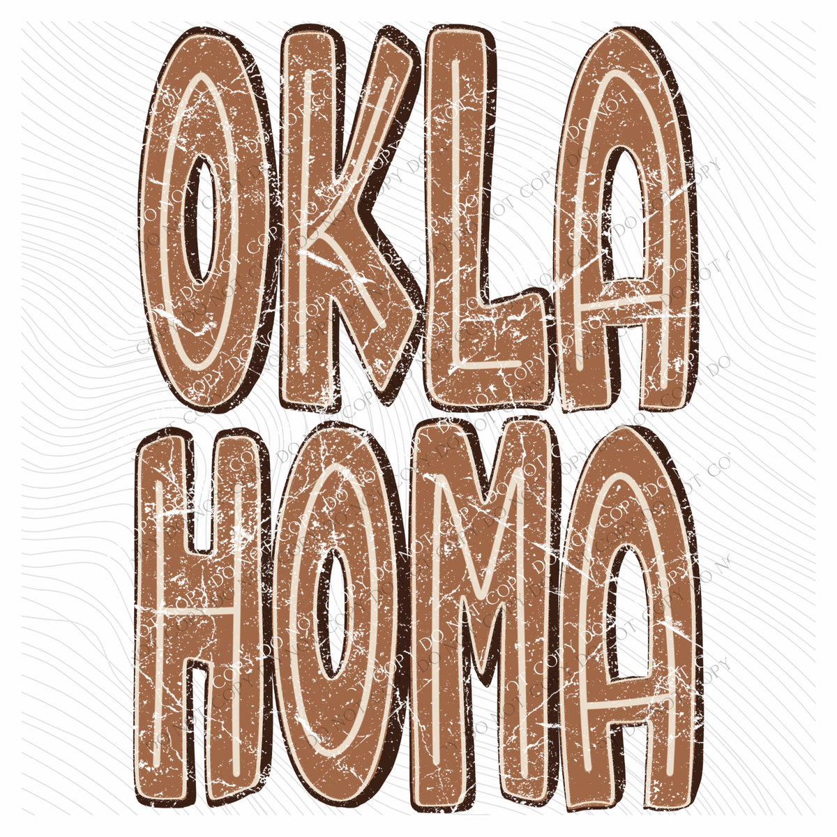 Brown Distressed Shadow States Digital Design, PNG