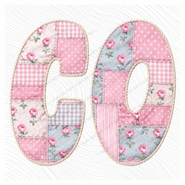 CO Colorado Quilted Dainty Floral Digital Design, PNG