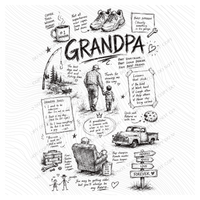All about Grandpa Sketch Digital Design, PNG