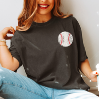 Baseball Varsity Distressed Bundle Word & Ball Included in White Digital Design, PNG