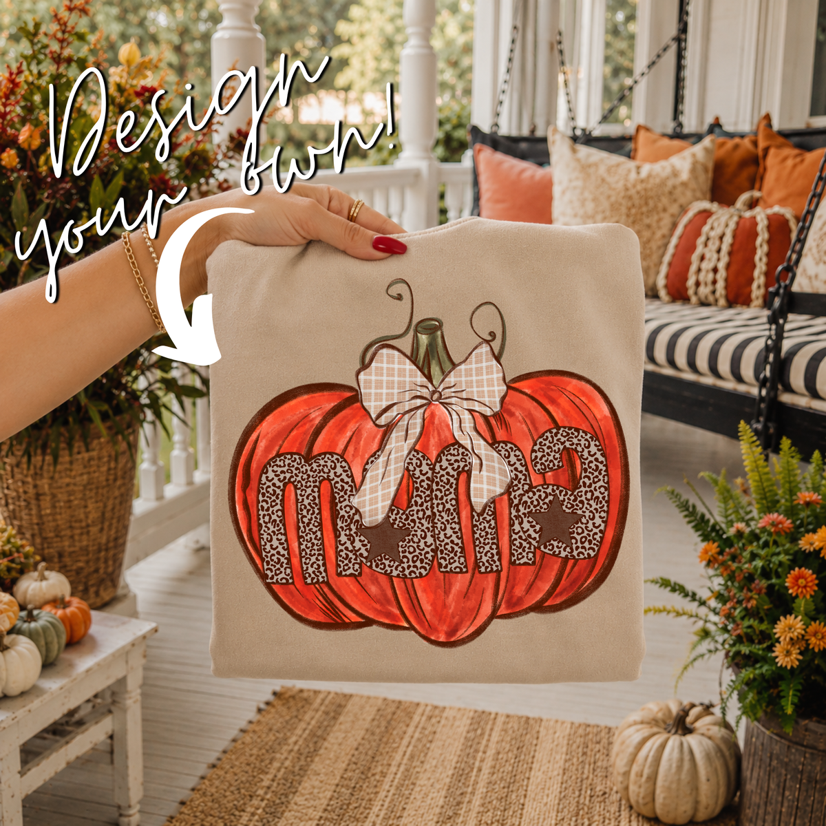 Plaid, Leopard & Dots Doodle Alphabet Set, Includes Fall Clipart! | PNG Alphabet Letters Only