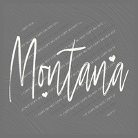 Montana Sketched Script Hearts in Off-white Digital Design, PNG